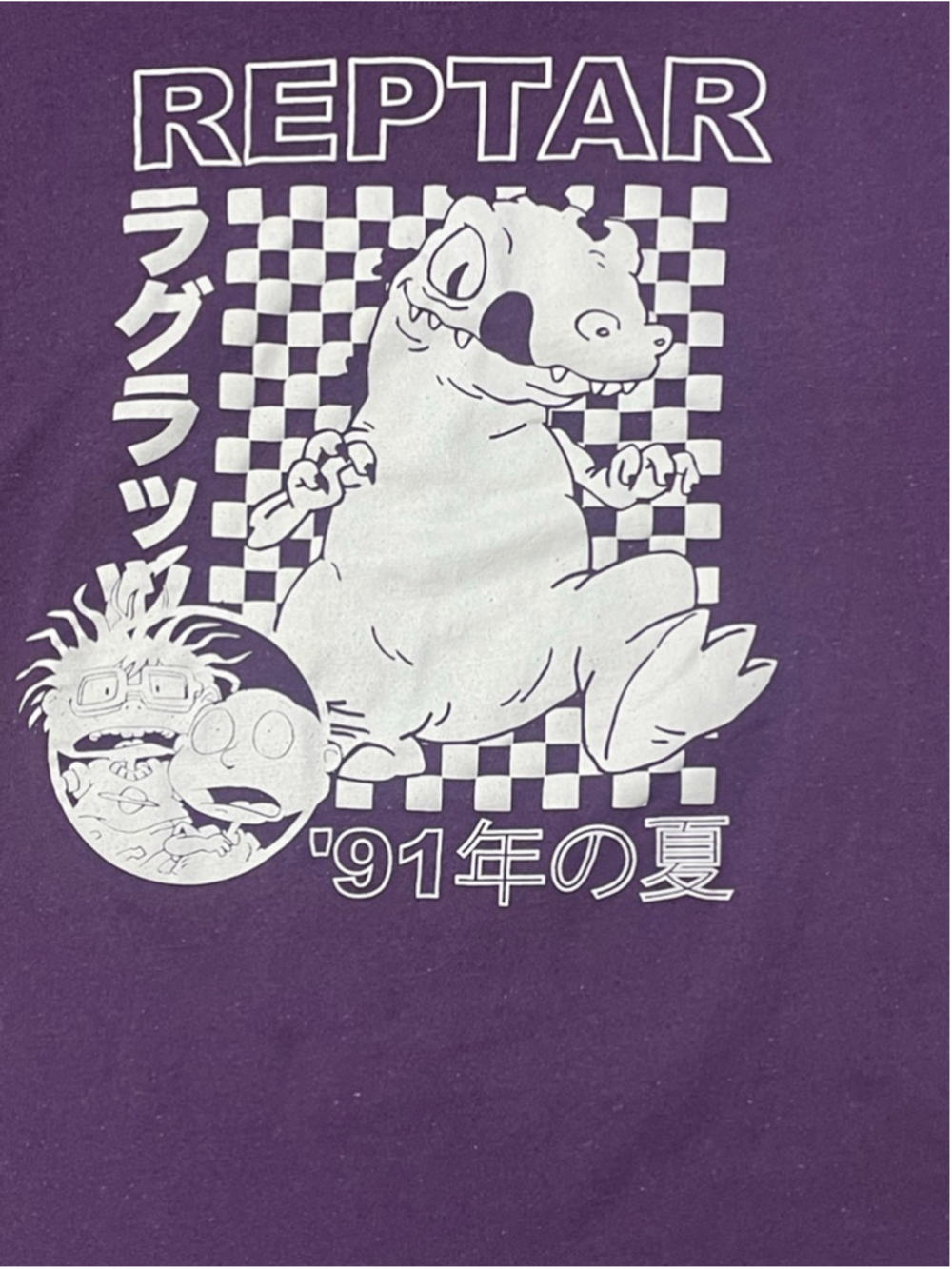 Nickelodeon purple reptar Short Sleeve Tee size Youth Boys XL - Picture 2 of 8